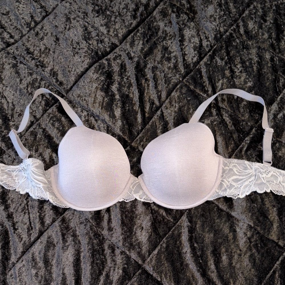 Adore Me Gray Lace Bra 34DDD